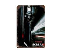 FDKLK Scream VI Movie Poster 2 Tin Sign Vintage Metal Pub Club Cafe Bar Home Wall Art Decoration Poster Retro 8x12inch(20x30cm)