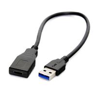 0.15M USB A TO USB TYPE C ADAPTOR CABLE - M-F