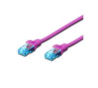 FDL 0.25M CAT.5e UTP PATCH CABLE - VIOLET