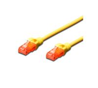 FDL 0.25M CAT.6 UTP LSZH PATCH CABLE - YELLOW