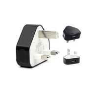 FDL 1 PORT 10.5W / 2.1A 5V DC USB-A COMPACT CHARGER - BLACK
