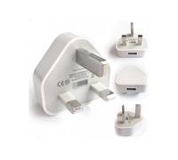 FDL 1 PORT 10.5W / 2.1A 5V DC USB-A COMPACT CHARGER - WHITE