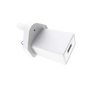 FDL 1 PORT USB-A MAINS CHARGER / PSU 10.5W / 2.1A / 5V - WHITE