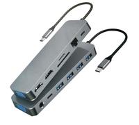 FDL 13-1 USBC - 2 HDMI/VGA / RJ45 / 4 USB-A / 2 USBC / 3.5 / SD