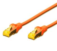 FDL 15M CAT.6a 10Gb S-FTP LSZH PATCH CABLE - ORANGE