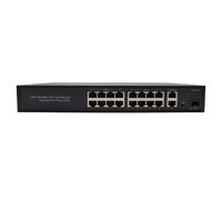 FDL 16 PORT PoE+ 2 RJ45 UPLINK & 1 SFP GIGABIT.R/M SWITCH - 240W