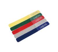 FDL 185mm HOOK AND LOOP CABLE TIES - ASSORTED (5 PCS)