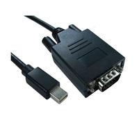 FDL 1M MINI DISPLAYPORT V1.2a TO VGA ADAPTOR CONVERTOR CABLE