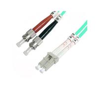 FDL 1M OM3 50/125 LC-ST DLX 2.8mm FIBRE OPTIC CABLE - AQUA