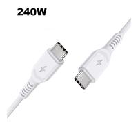 FDL 1M USB-C to USB-C - 240W PD CHARGING CABLE (P-P) - WHITE