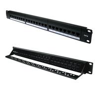 FDL 24 PORT CAT.6 PATCH PANEL 1U - THROUGH COUPLER
