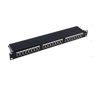 FDL 24 PORT CAT.6A SHIELDED PATCH PANEL - 1U