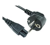 FDL 2M EUROPEAN MAINS PLUG TO C5 CLOVER LEAF SOCKET CABLE