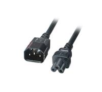 FDL 2M IEC C14 PLUG TO C5 (CLOVER LEAF) SOCKET ADAPTOR