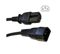 FDL 2M MAINS EXT. CABLE - IEC C14 PLUG TO IEC HOT / COLD SOCKET