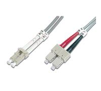 FDL 2M OM1 62.5/125 LC-SC DLX 2.8mm FIBRE OPTIC CABLE - GREY