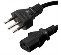 FDL 2M SWISS MAINS CABLE - SWISS MAINS PLUG TO C13 IEC SOCKET