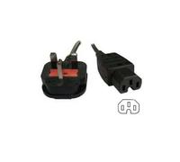 FDL 2M UK MAINS PLUG TO C15 HOT CONDITION" IEC SOCKET"