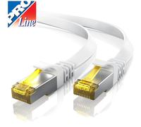 FDL 3M FLAT CAT.7 500MHz S-FTP PATCH CORD - WHITE