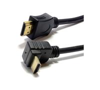 FDL 3M HDMI-A HIGH SPEED CABLE MALE TO R/A MALE