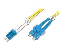 FDL 3M OS2 9/125 LC-SC DLX 2.8mm FIBRE OPTIC CABLE - YELLOW