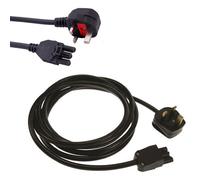 FDL 3M UK MAINS PLUG TO FEMALE 3 POLE CONNECTOR CABLE