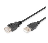 DIGITUS 3 MTR USB 2.0 A TO A EXTENSION M-F **USB A Male to USB A Female, Suitable for USB 1.1 and 2.0 applications, Shielded cable.** AK 701/3 AL