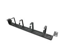 FDL 4 RING 1U RECESSED CABLE MANAGEMENT BAR + BRUSH STRIP