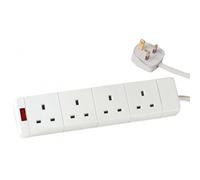 FDL 4 WAY MAINS GANG STRIP -10M