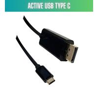FDL 4.5M USB TYPE C TO DISPLAYPORT CABLE (M-M) - ACTIVE