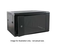 FDL 6U 19 INCH WALL MOUNTING CABINET - 450mm DEEP / BLACK