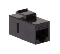 FDL CAT.6 KEYSTONE PASS THROUGH COUPLER MODULE - BLACK