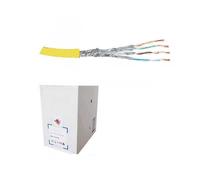 FDL CAT.6a S-FTP STRANDED PATCH CABLE LSZH (305M BOX) - YELLOW