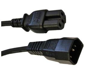 FDL HOT CONDITION IEC C14 PLUG to IEC C15 SOCKET 2M