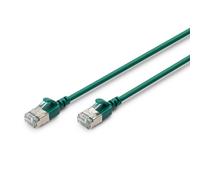 FDL SLIM 1.5M CAT.6a F-FTP LSZH PATCH CABLE - GREEN (SNAGPROOF)