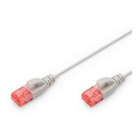 FDL SLIM 2M CAT.6 UTP LSZH PATCH CABLE - GREY (SNAGPROOF)