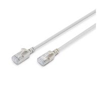 FDL SLIM 2M CAT.6a F-FTP LSZH PATCH CABLE - GREY (SNAGPROOF)