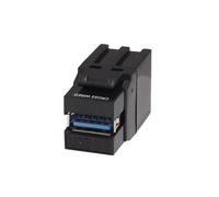 FDL USB 3.0 A SOCKET KEYSTONE MODULE - BLACK