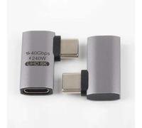 FDL USB4 TYPE C RIGHT ANGLED ADAPTER M/F - HORIZONTAL