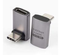 FDL USB4 TYPE C RIGHT ANGLED ADAPTER M/F - VERTICAL