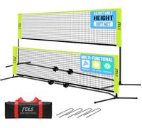 FDLS 10FT Portable Badminton Pickleball Net with Carry Bag for Indoor Outdoor, Height Adjustable| Easy Setup