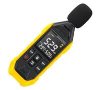 FDM01 Digital Sound Level Meter Level Meter Sound Meter Decibelimetro 30-130dB Decibel Meter Portable Noise Meter (Yellow)