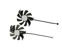 FDMOZRE 1 Set FY09015M12LPA Dual Graphics Card Fan For Manli RTX 3060 3070 3050 3060Ti LHR for Gallardo VGA GPU Video Cooler(2 Plugs FY09015M)
