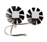 FDMOZRE 2pcs Cooling Fan 85mm 4pin GFY09010E12SPA GA91S2H For Zotca GTX1060 6GB GTX 1070 Graphics Card(42mm)