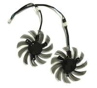 FDMOZRE 2Pcs FD7010H12S,4Pin 75mm,GPU Cooler,Graphics Video Card Fan, For ASUS for GTX 750 650 Ti 660 670, For MSI R6790 for Twin for Frozr II