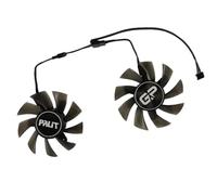 FDMOZRE 2pcs/Set 80(75MM) Alternative Graphics GPU VGA Cooler For PNY for GeForce GTX 1650 Dual Fan 4GB GDDR6 Video As