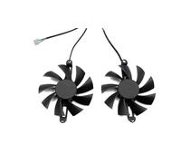 FDMOZRE 2Pcs/Set 85MM 6600M GPU Cooler Graphics Card Fan For AMD AFOX Radeon RX 580 2048SP For Colorful GTX1070ti GAMING VGA Replace