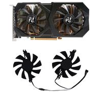 FDMOZRE 2Pcs/Set 98MM Mounting Pitch 85MM Diameter Graphics Card Fan T129215SU GPU Cooler For PELADN RX 580 8G For RX6600M