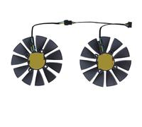 FDMOZRE 2Pcs/Set FD10015H12S,GPU Fan Graphics Card Cooler For ASUS STRIX GTX 980 970 gtx980 DirectCU II OC SP For 980Ti Platinum