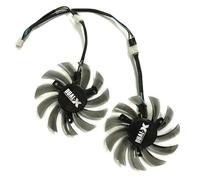 FDMOZRE 2Pcs/Set FD7010H12S 4Pin 75mm GPU Cooler Graphics Video Card Fan For ASUS GTX 750 650 Ti 660 670 For MSI R6790 Twin Frozr II
